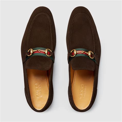 men gucci horsebit loafers|Gucci moccasins suede men's loafers.